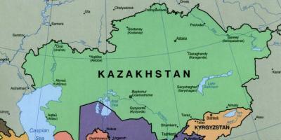Mapa almaty Kazakhstan